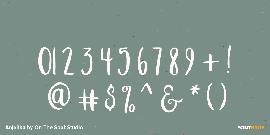 Anjelika Font Poster #4