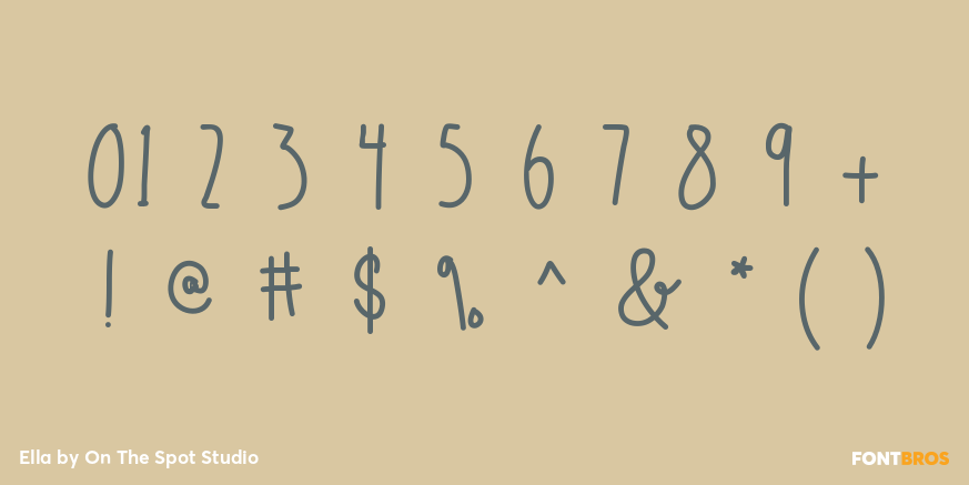 Ella Font Poster #1