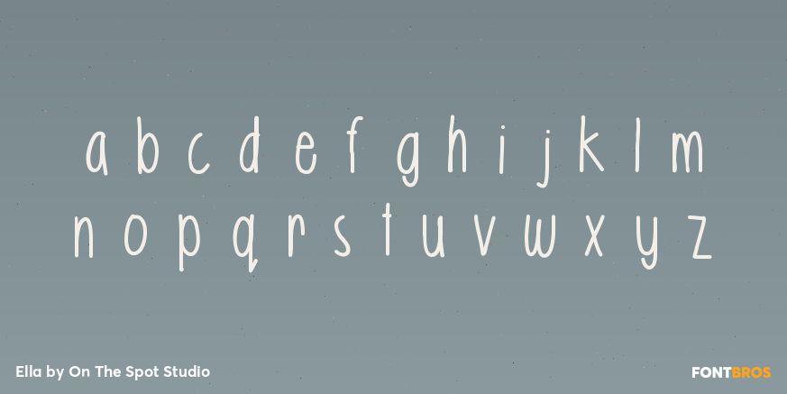Ella Font Poster #3