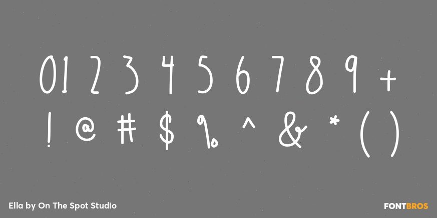 Ella Font Poster #4