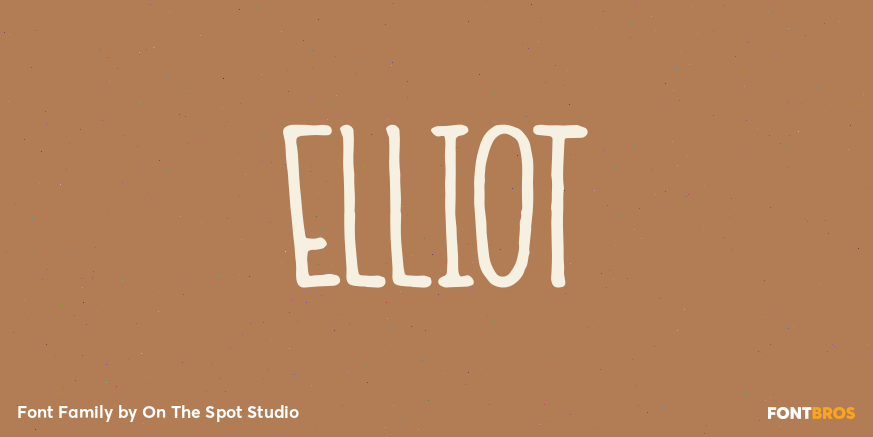 Elliot Font Poster #1