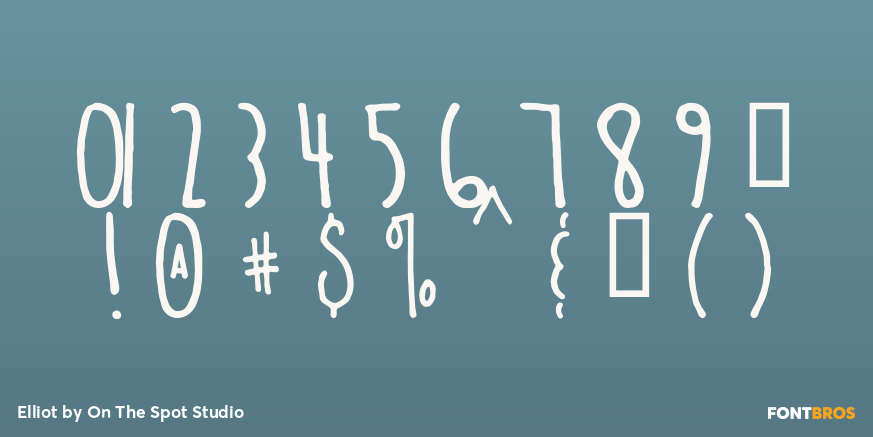 Elliot Font Poster #4