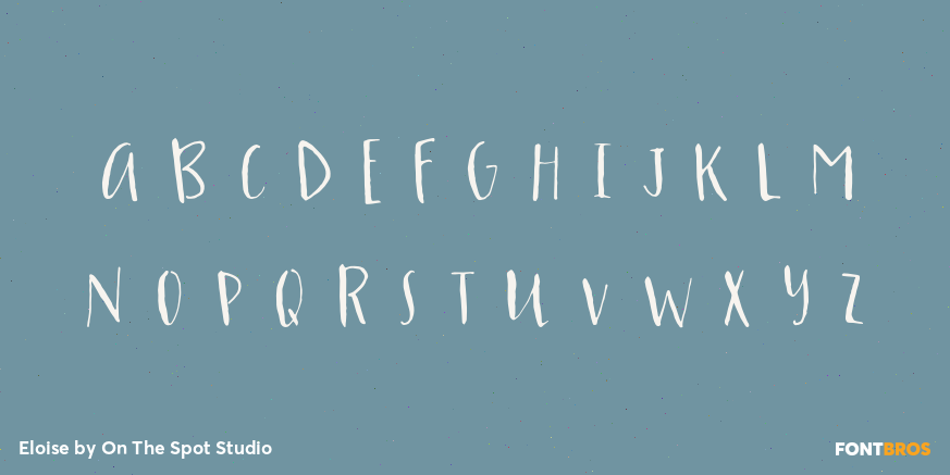 Eloise Font Poster #2