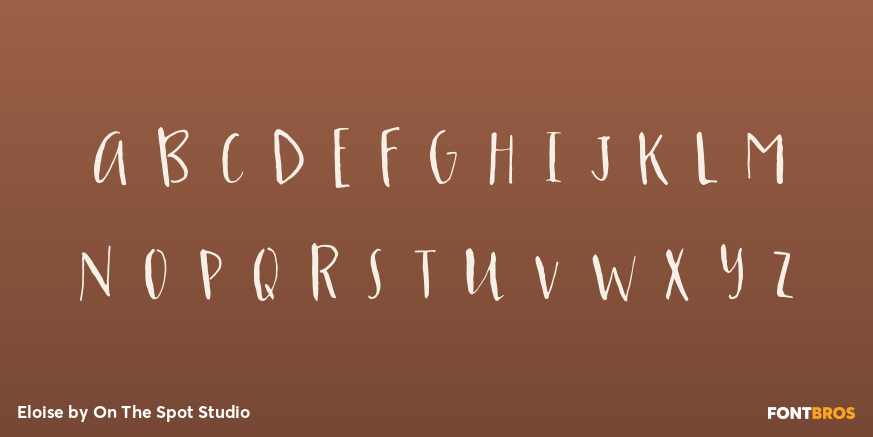 Eloise Font Poster #3