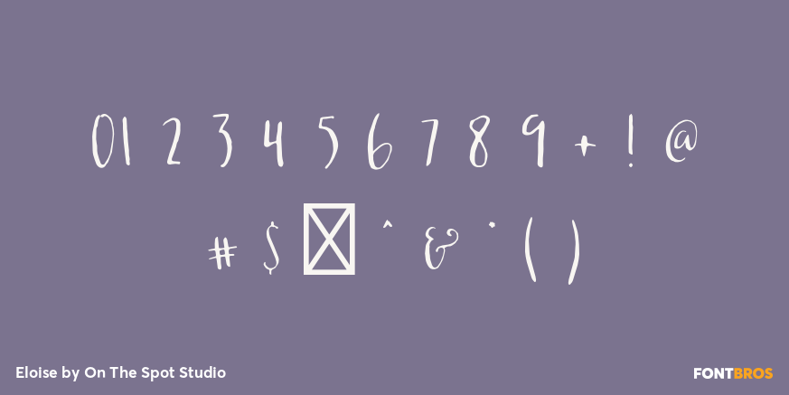 Eloise Font Poster #4