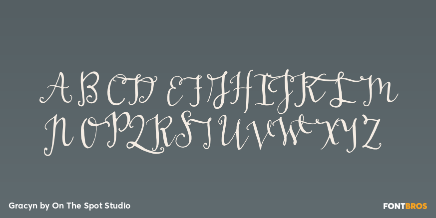 Gracyn Font Poster #2