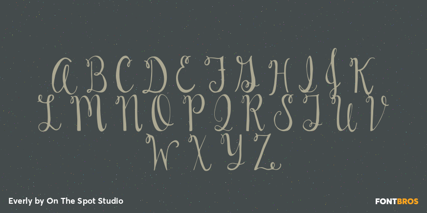 Everly Font Poster #2