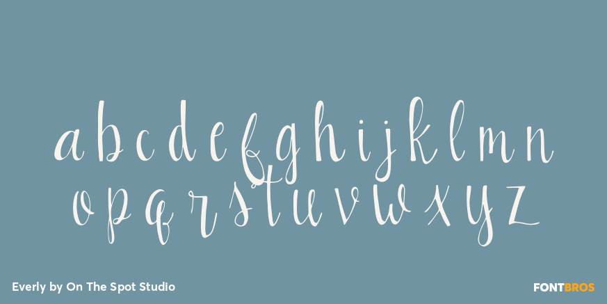 Everly Font Poster #3