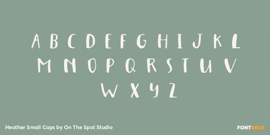 Heather Small Caps Font Poster #3