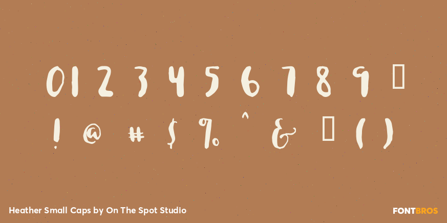 Heather Small Caps Font Poster #4