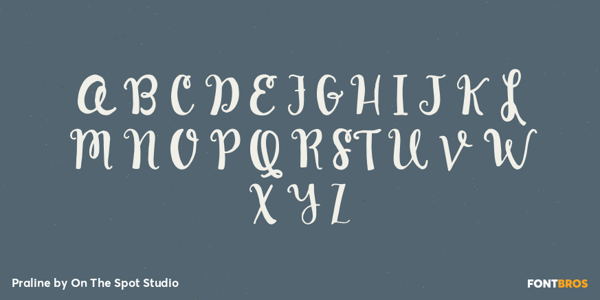 Praline Font Family - Poster #2
