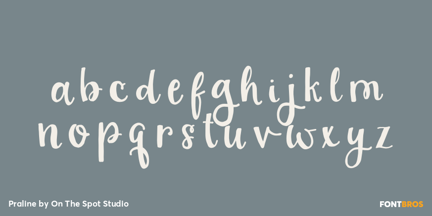 Praline Font Family - Poster #3
