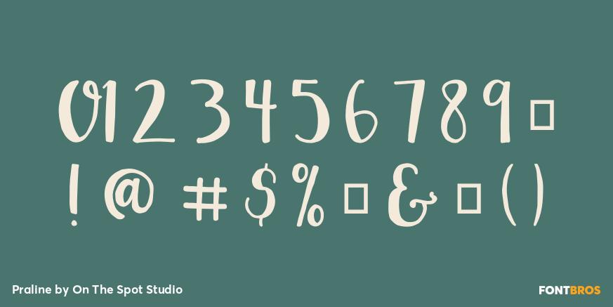 Praline Font Family - Poster #4