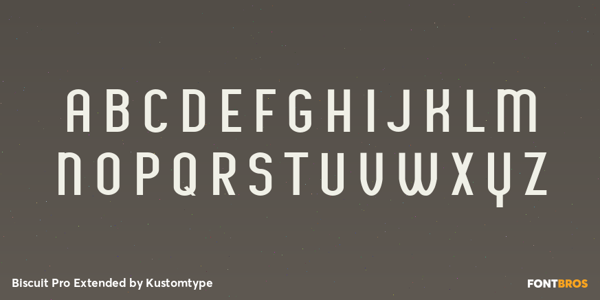 Biscuit Pro Extended Font Poster #1
