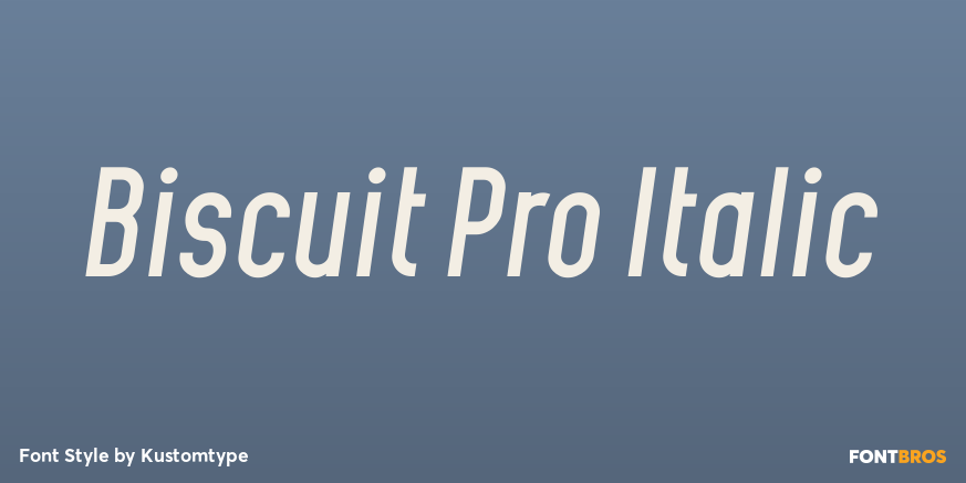 Biscuit Pro Italic Poster