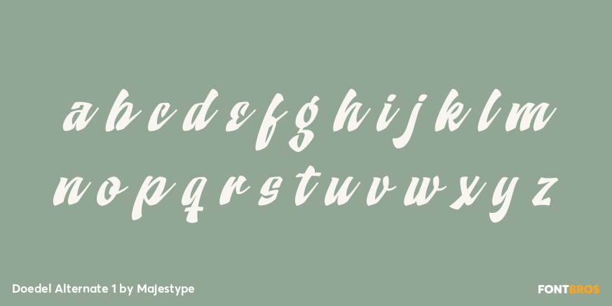 Doedel Alternate 1 Font Poster #1