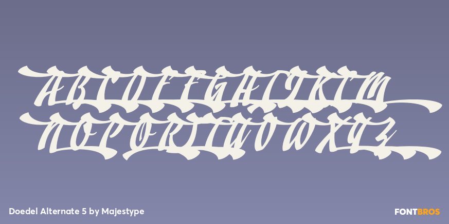 Doedel Alternate 5 Font Poster #1