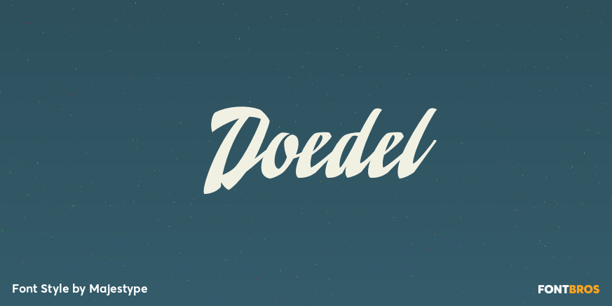 Doedel Font Poster