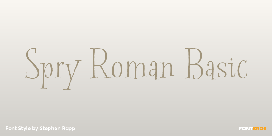 Spry Roman Basic Poster