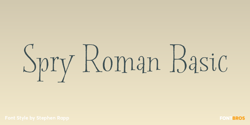 Spry Roman Basic Poster