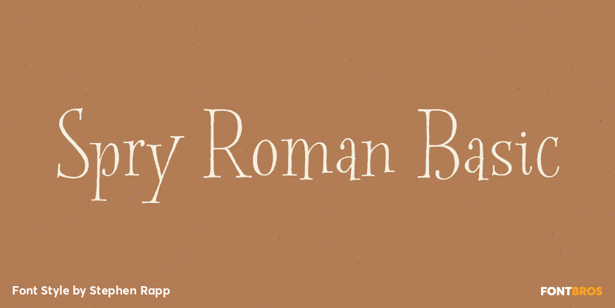 Spry Roman Basic Poster