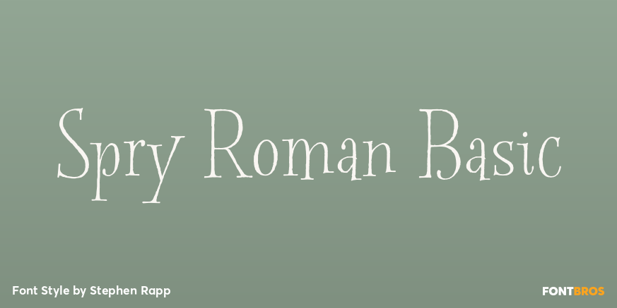 Spry Roman Basic Poster