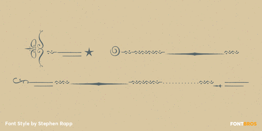 Spry Roman Ornaments Poster