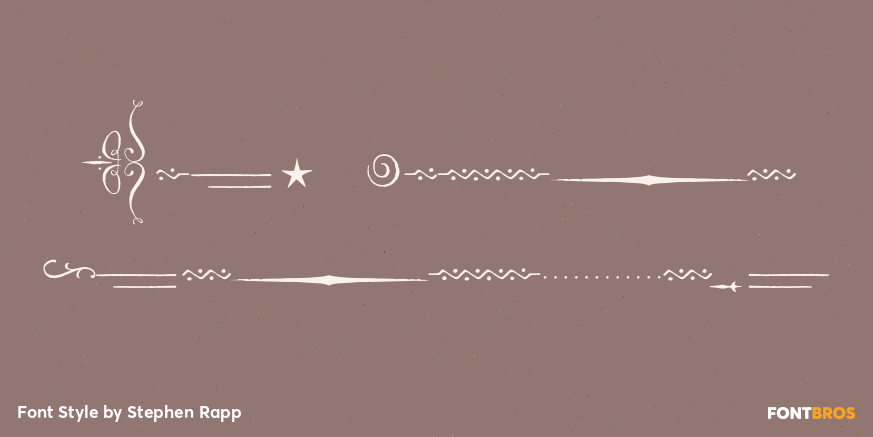 Spry Roman Ornaments Poster