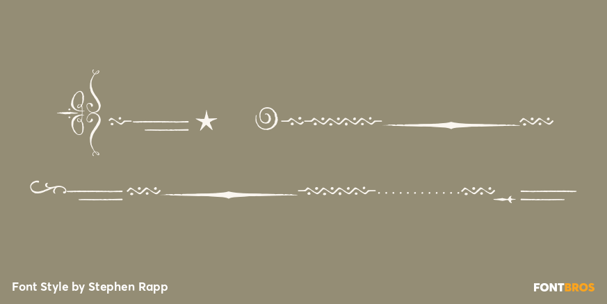 Spry Roman Ornaments Poster