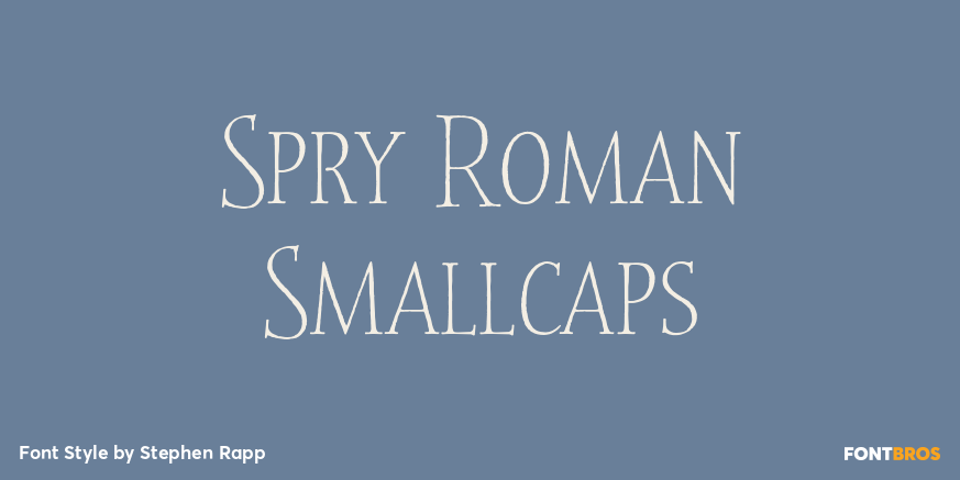 Spry Roman Smallcaps Poster