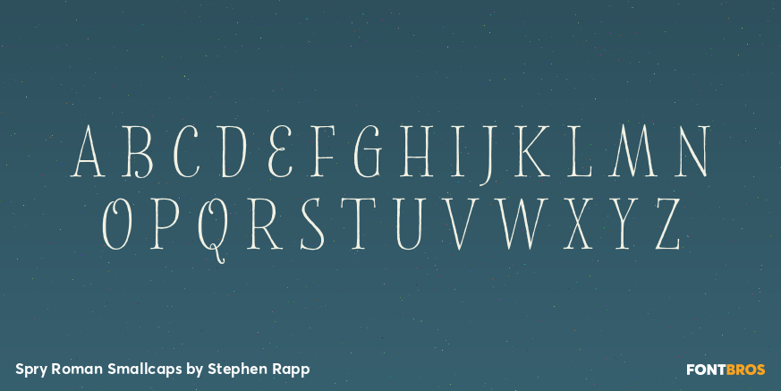Spry Roman Smallcaps Font Poster #2