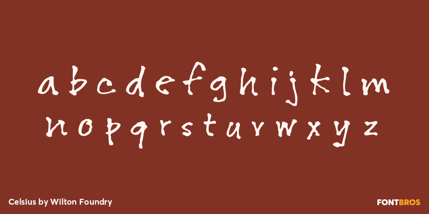 Celsius Font Poster #3