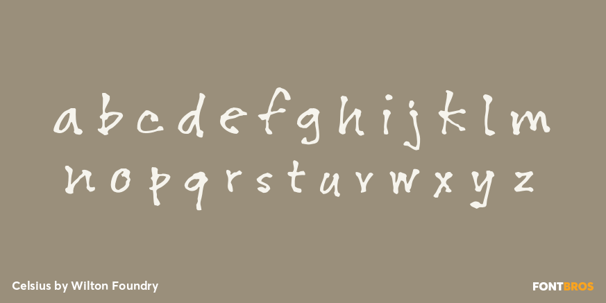 Celsius Font Poster #1