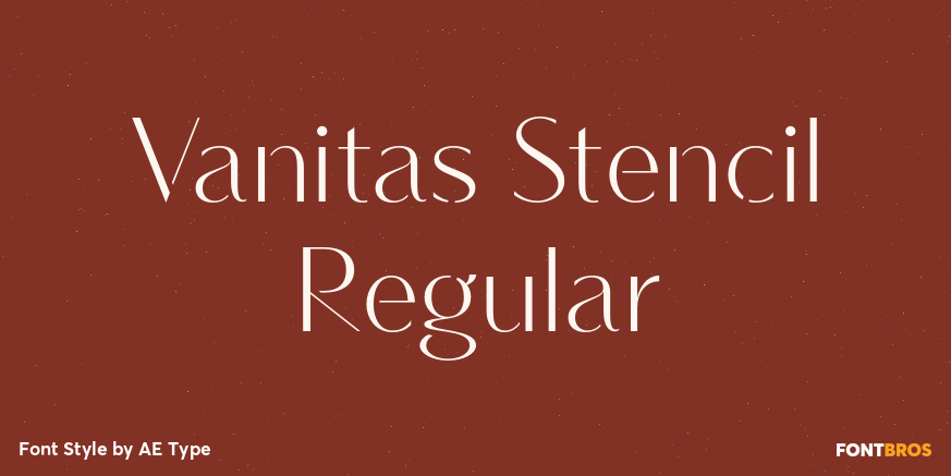 Vanitas Stencil Regular Poster