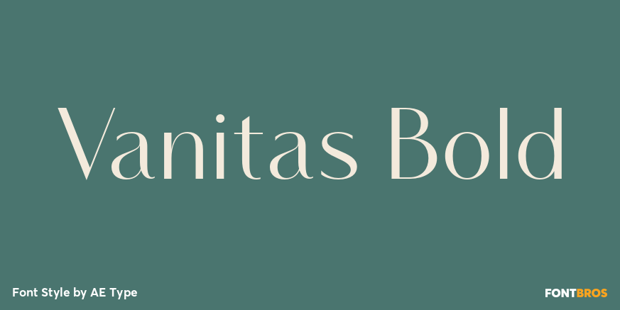 Vanitas Bold Poster