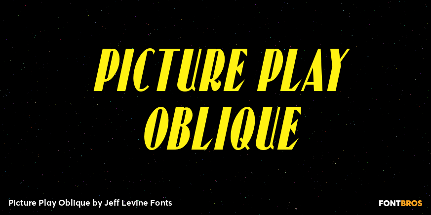 Picture Play Oblique Poster