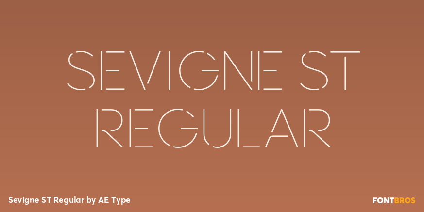 Sevigne ST Regular Font Poster #1