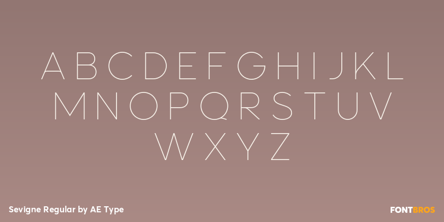 Sevigne Regular Font Poster #2