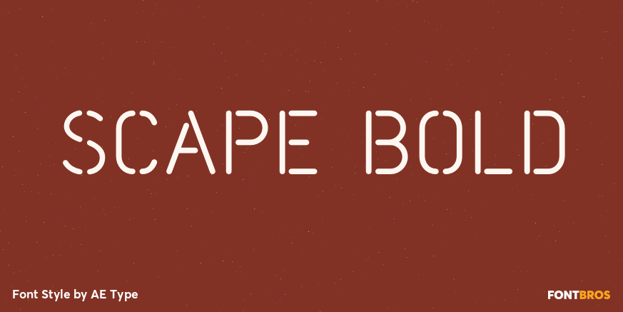 Scape Bold Poster