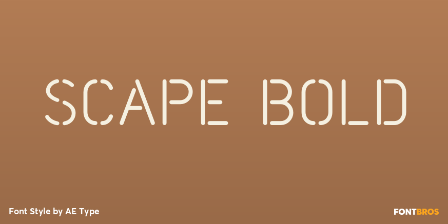 Scape Bold Poster