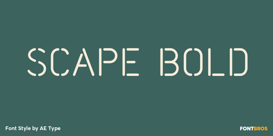 Scape Bold Poster