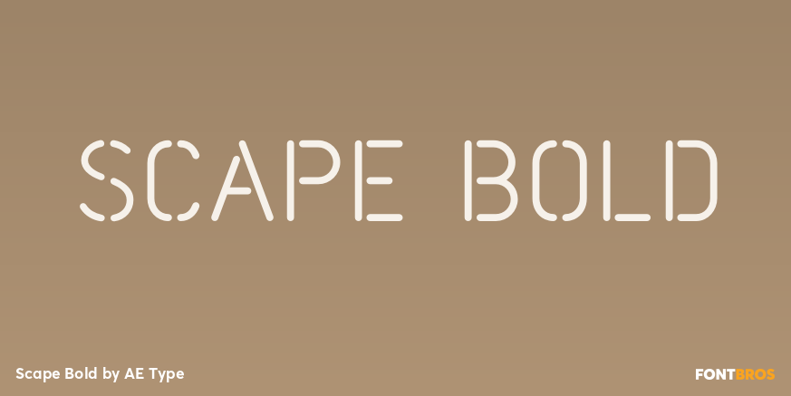 Scape Bold Poster