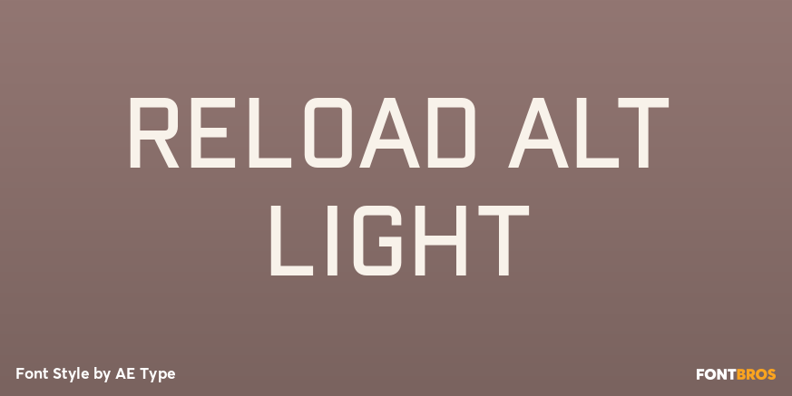 Reload Alt Light Poster