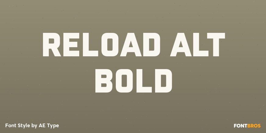 Reload Alt Bold Poster