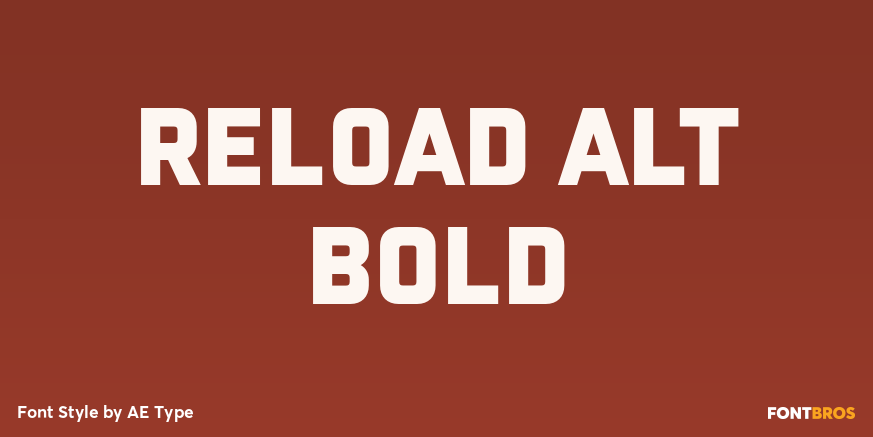 Reload Alt Bold Poster