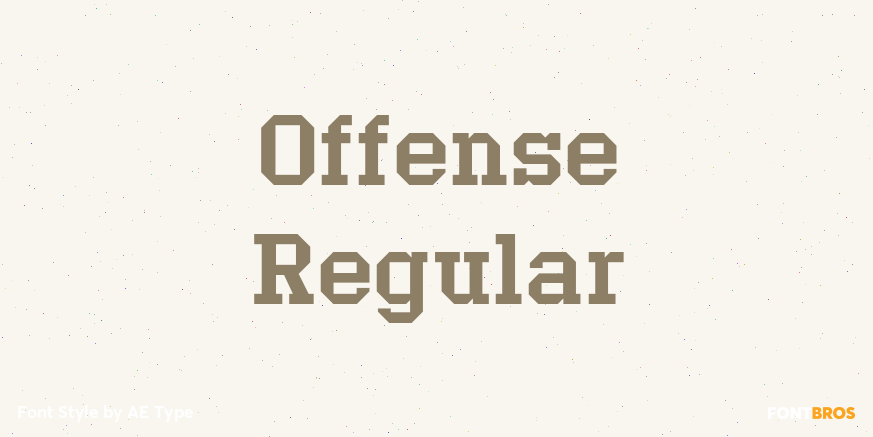Offense Regular Poster