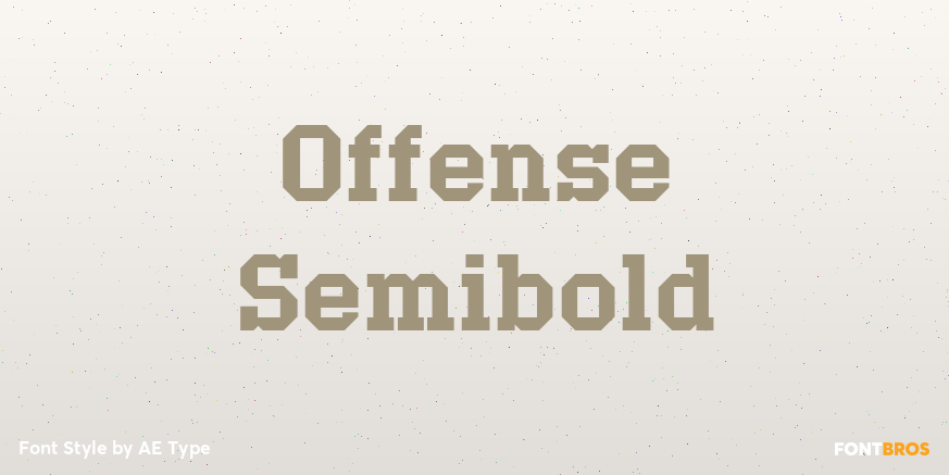 Offense Semibold Poster
