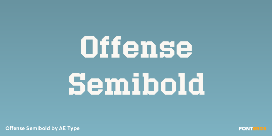 Offense Semibold Poster