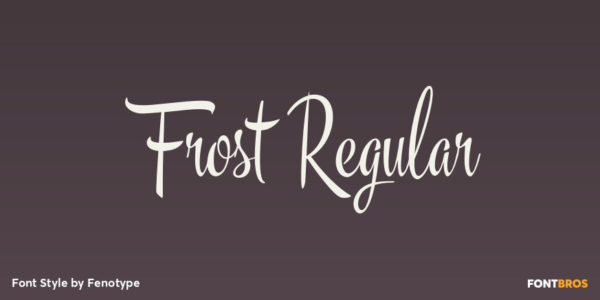 Frost Regular Poster