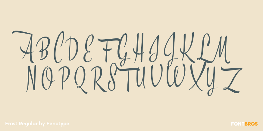 Frost Regular Font Poster #1